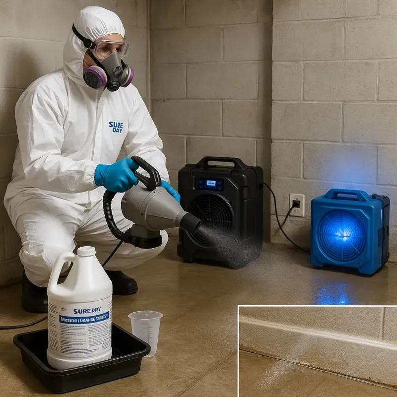 Sanitization and Odor Removal process in Tsaile, AZ